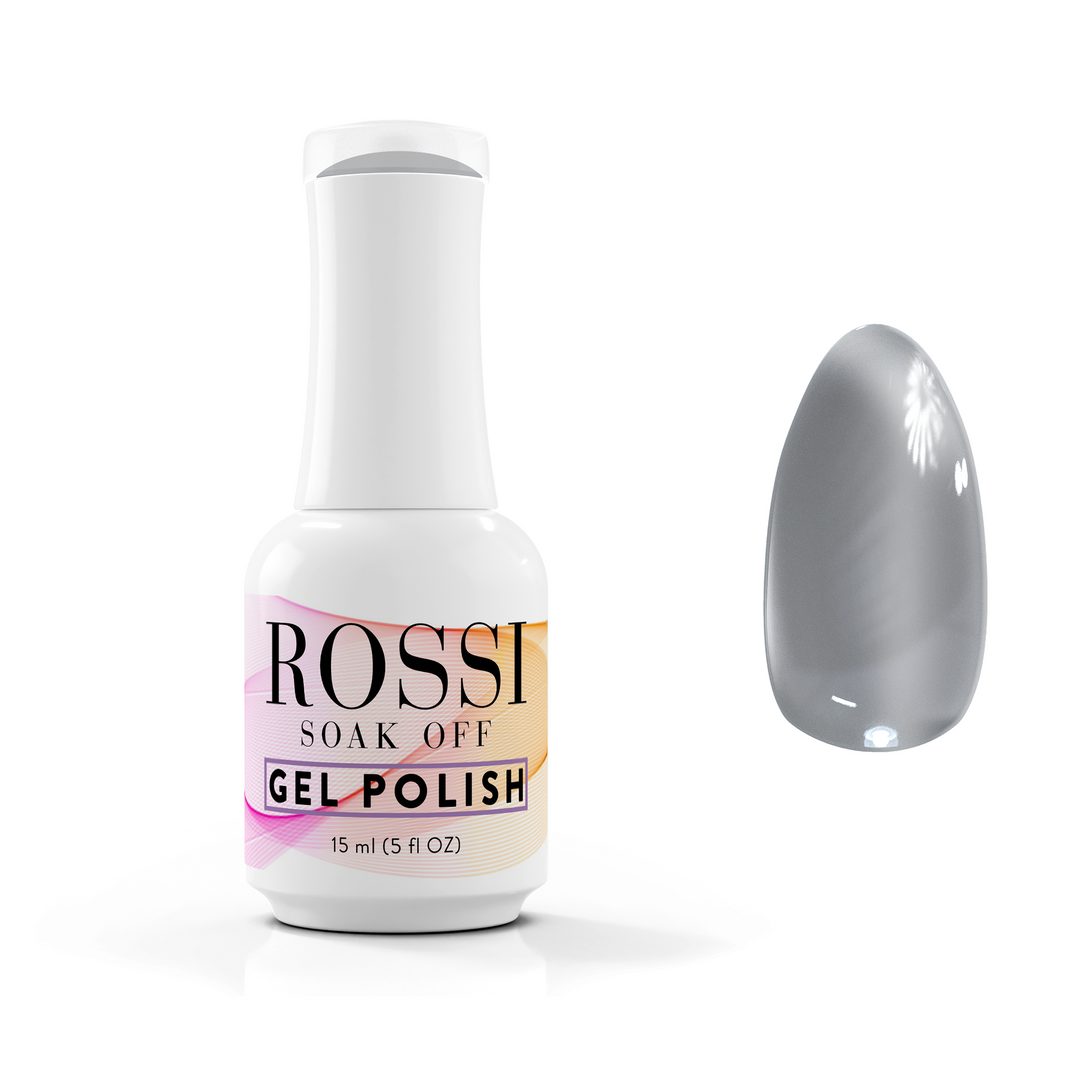 Ojă semipermanentă ROSSI Hema free - Silver Dust, 15 ml ROSSI Nails