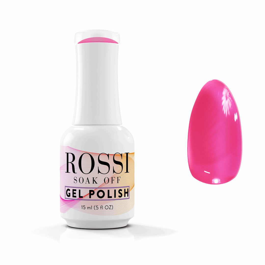 Ojă semipermanentă ROSSI Hema free - Flamingo, 15 ml ROSSI Nails