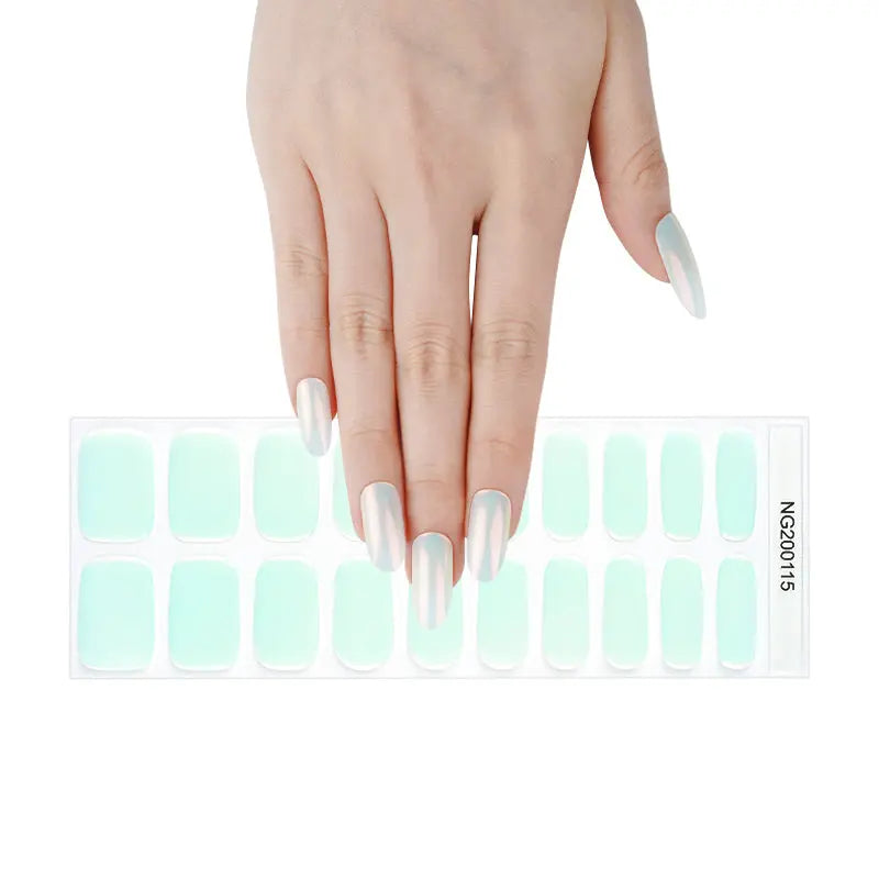 Autocolante cu gel pentru unghii - Minty Aurora ROSSI Nails