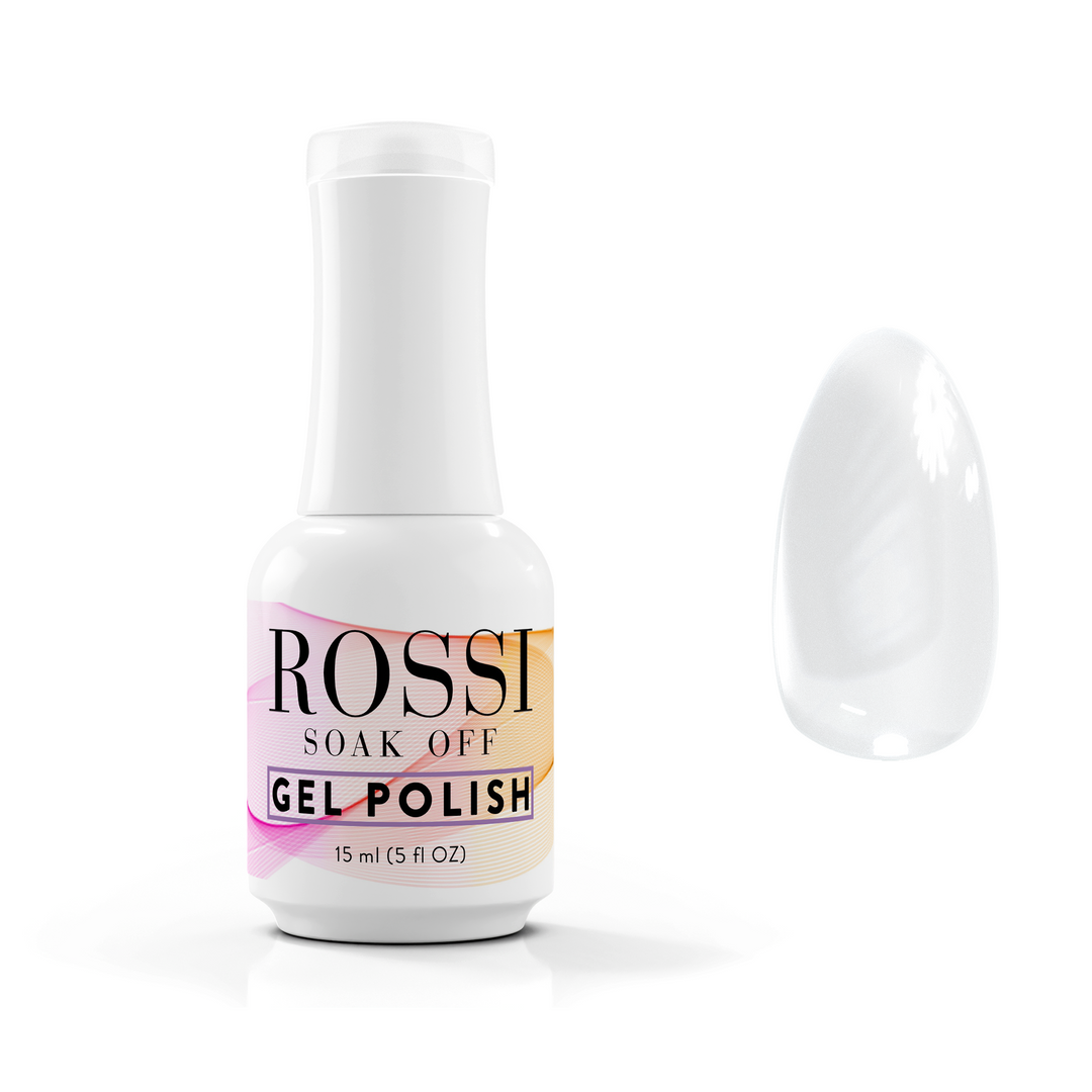 Ojă semipermanentă ROSSI Hema free - White Dreams, 15 ml ROSSI Nails
