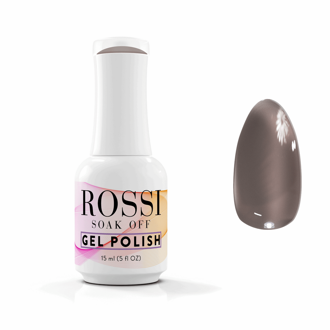 Ojă semipermanentă ROSSI Hema free - Chocolate Milk, 15 ml ROSSI Nails