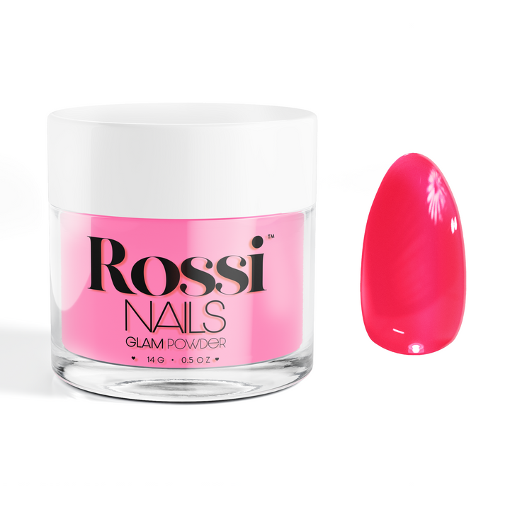 Pudră de unghii - Raspberry, 15g ROSSI Nails