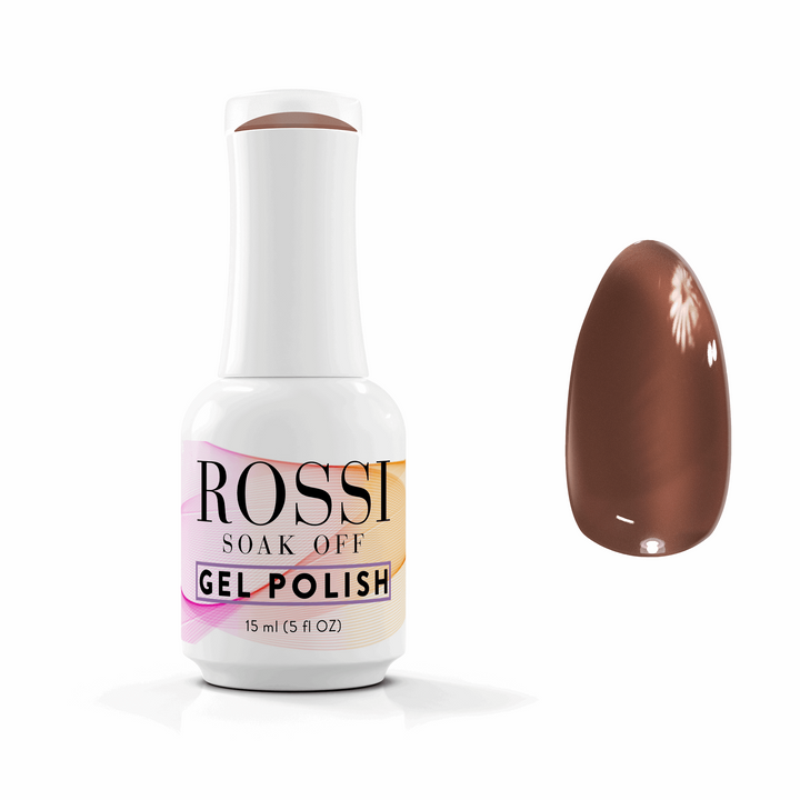 Ojă semipermanentă ROSSI Hema free - Coffee Bean, 15 ml ROSSI Nails