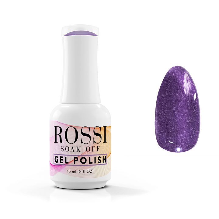 Ojă semipermanentă ROSSI Hema free - Purple Passion, 15 ml ROSSI Nails