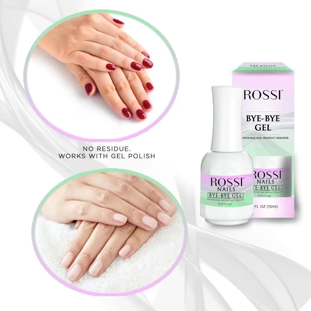 Bye-Bye Gel pentru îndepărtare ojă Rossi, 15 ml ROSSI Nails