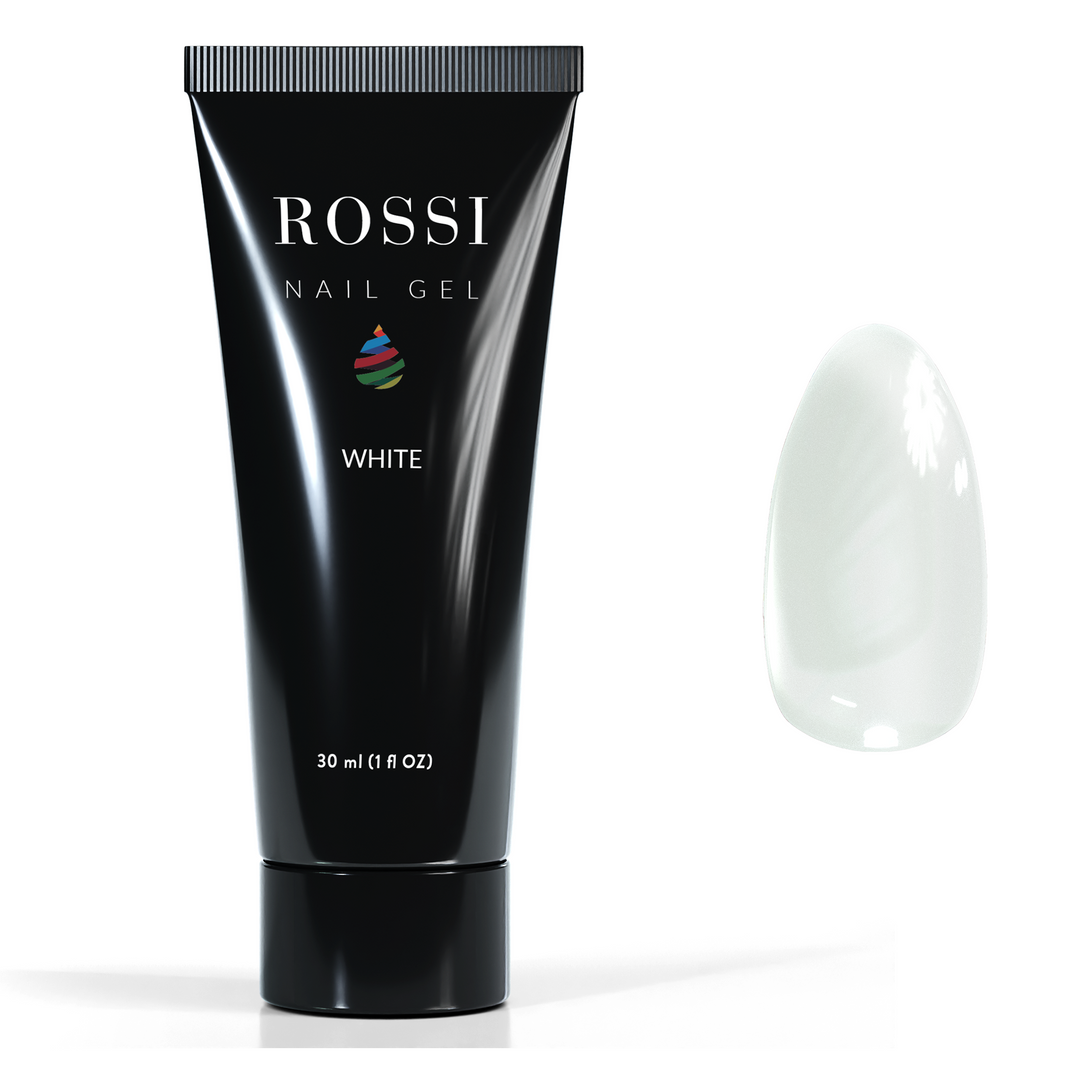 Polygel Rossi - White, 30 ml ROSSI Nails