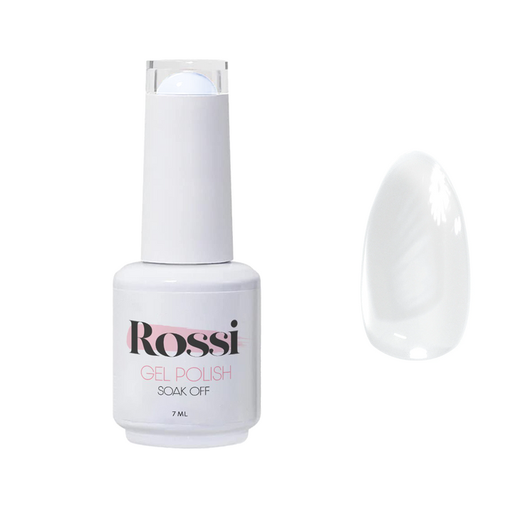 Ojă semipermanentă ROSSI Hema free - White Dreams, 7 ml