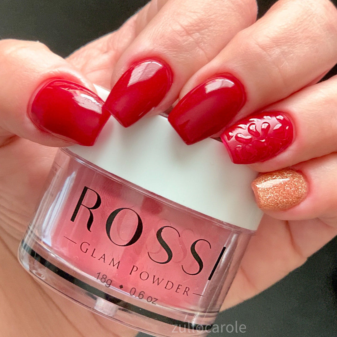 Pudră de unghii - Scarlet, 15g ROSSI Nails