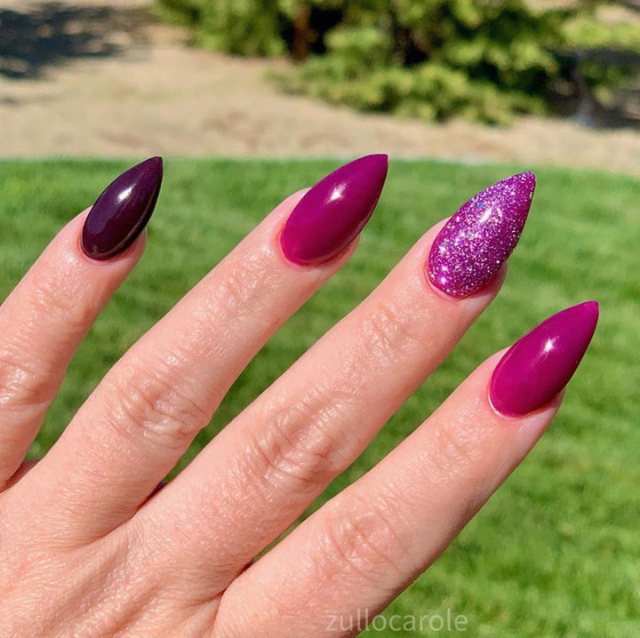 Pudră de unghii - Purple Pleasure, 15g ROSSI Nails