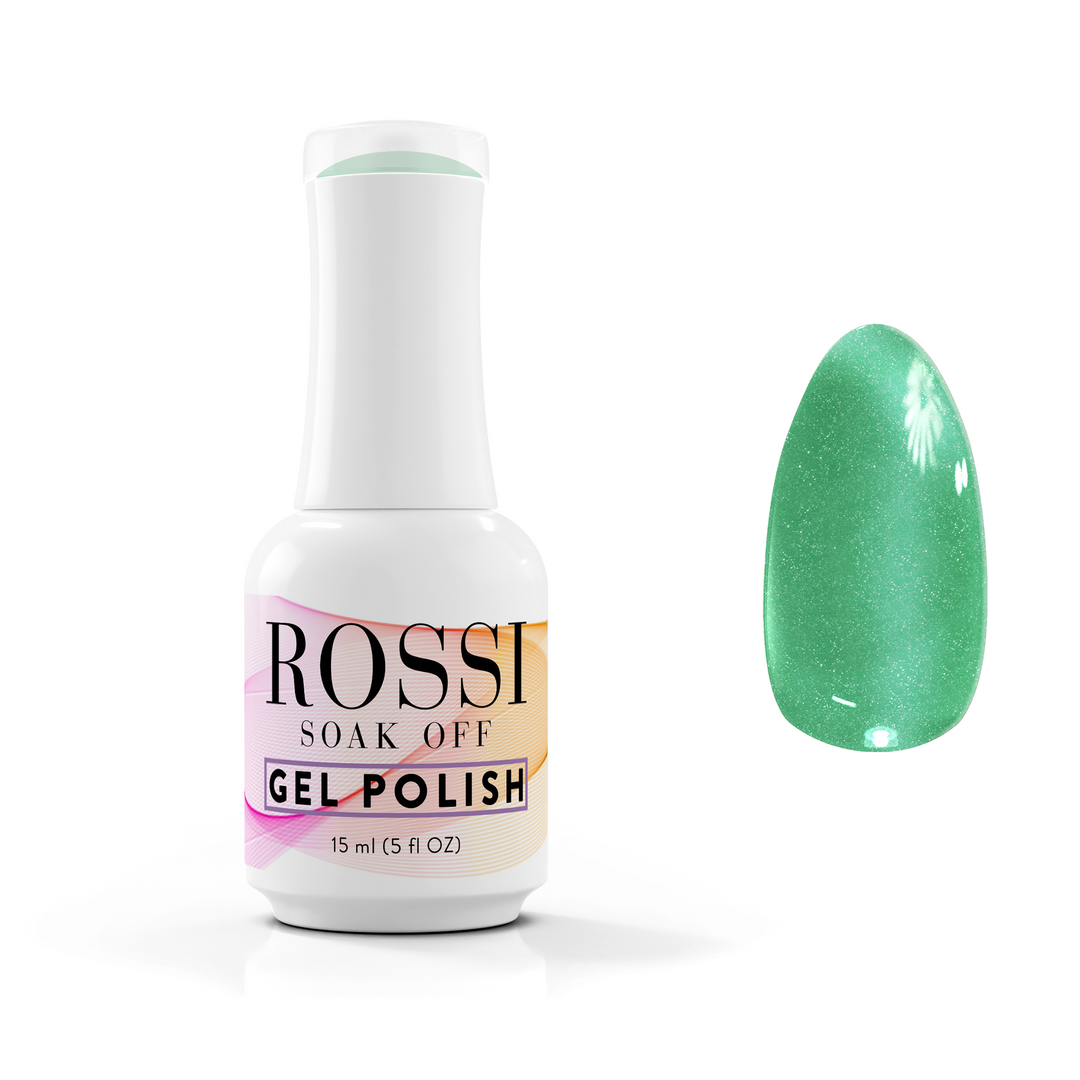 Ojă semipermanentă ROSSI Hema free - Satin Mint, 15 ml ROSSI Nails