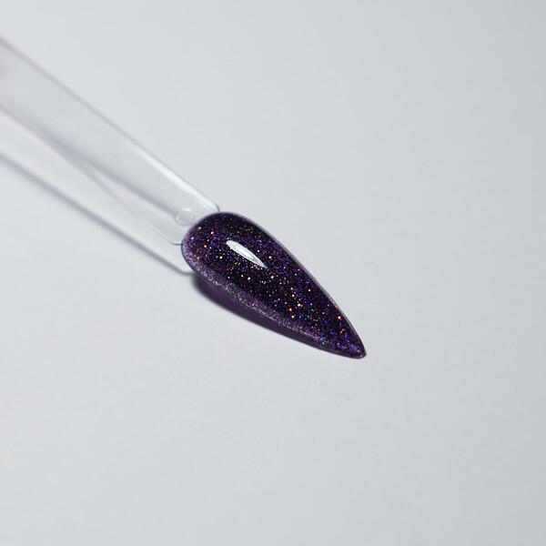 Polygel Rossi - Fine Black Glitter, 15 ml ROSSI Nails